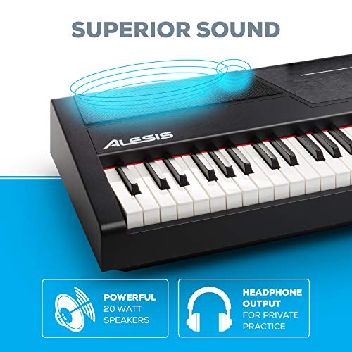 88 Key Digital Piano Keyboard with Hammer Action Weighted Keys H21694