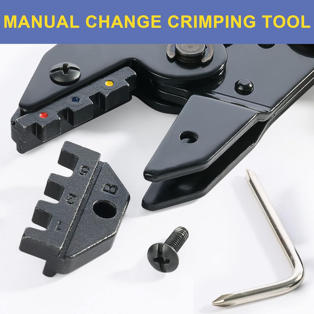 6 Pc Ratchet Wire Crimping Tool Set V40034