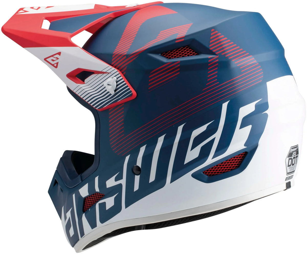 Red/White/Blue XL Offroad Helmet K7114