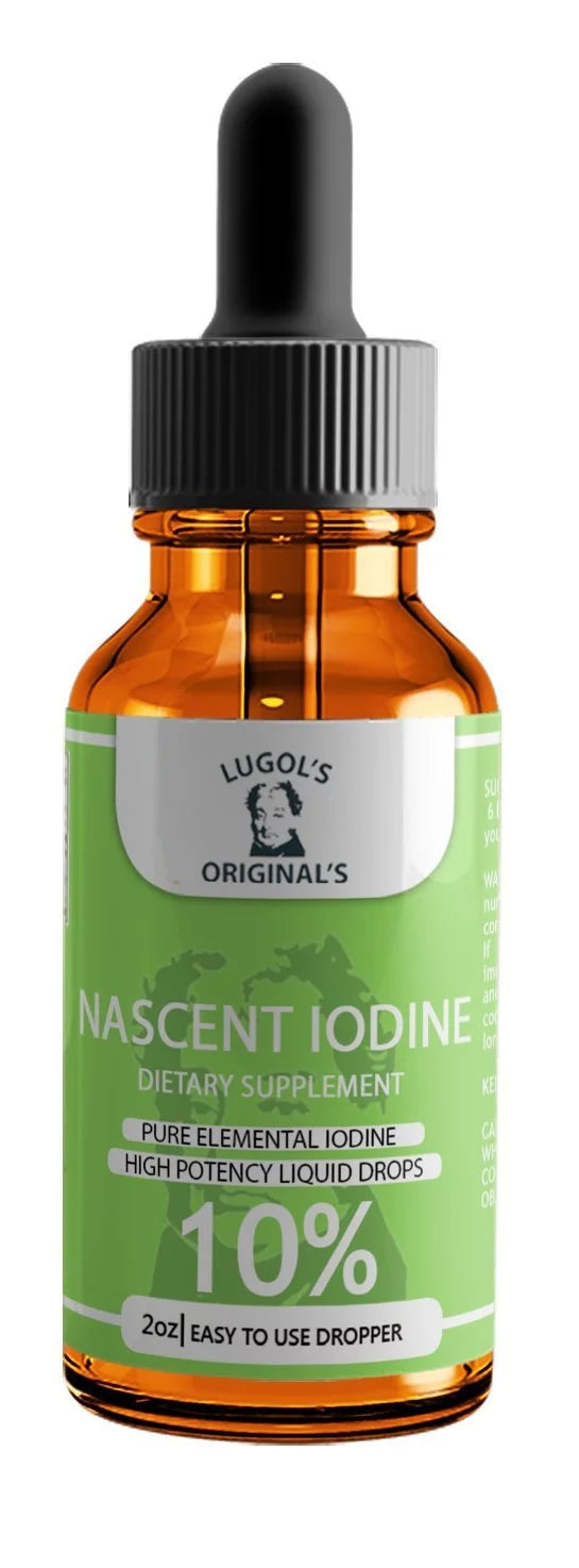 2 oz Nascent Iodine Liquid Drops O37634
