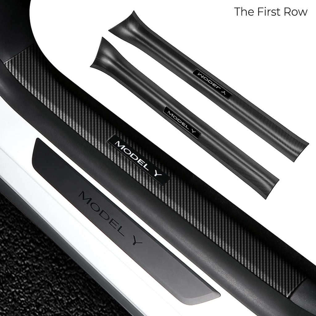 Carbon Fiber Door Sill Protector Set of 4 Q1127