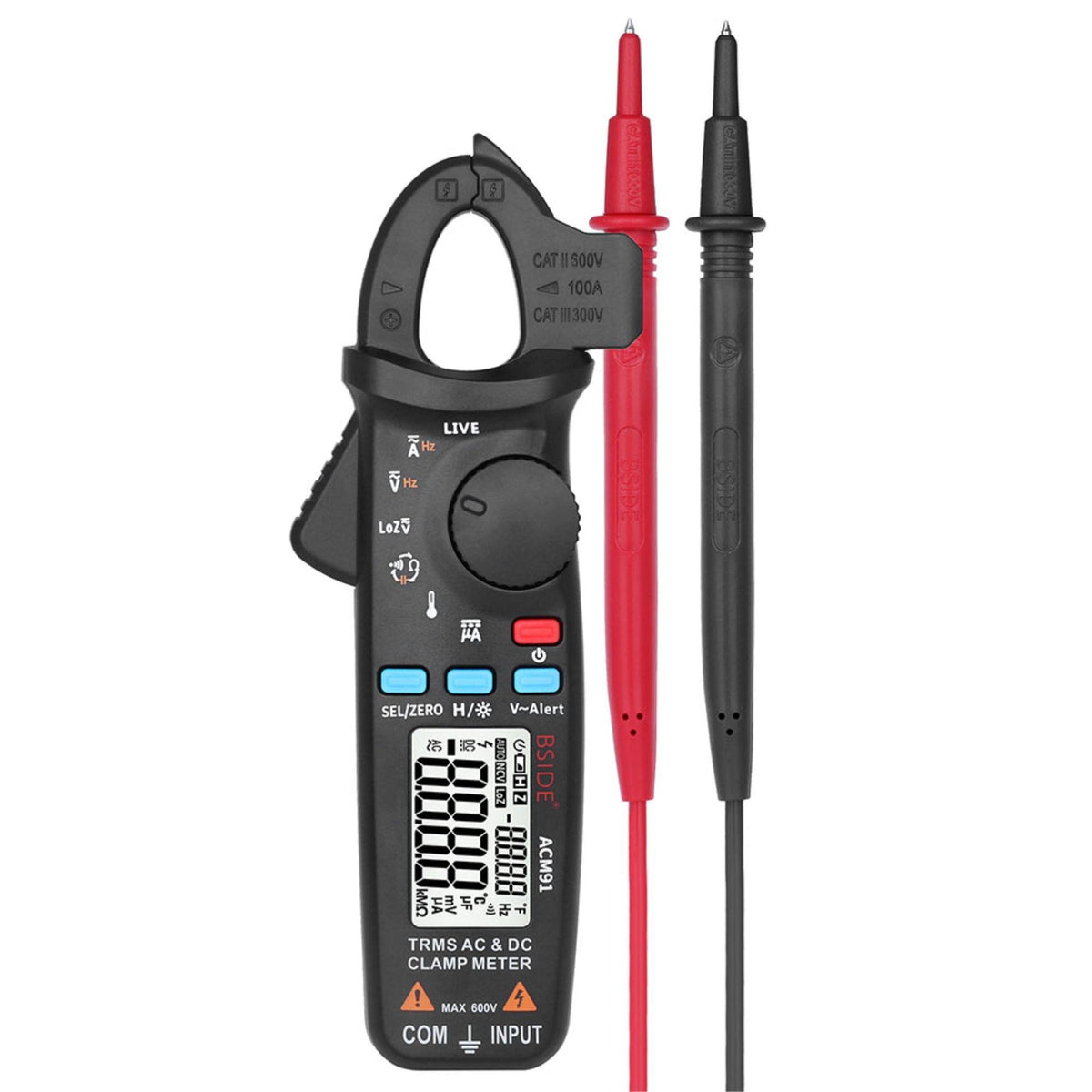 Mini Digital Clamp Meter DCAC Current 100A R21380