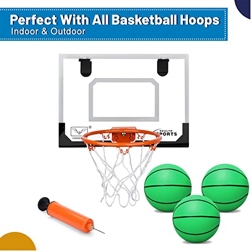 5 Inch PVC Mini Basketball (4 PCS with Air Pump) F77487