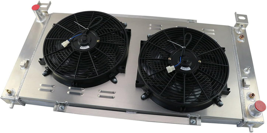 3 Row Aluminum Radiator with Shroud Fan Relay U3648
