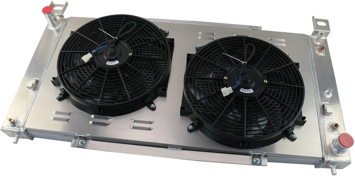 3 Row Aluminum Radiator with Shroud Fan Relay U3648