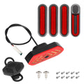 LED Taillight Turn Signal Cycling Warning Lamp with Remote Control N25080