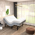 Queen Adjustable Bed Frame with 14 Mattress, Electric Massage, USB, App Control R51001