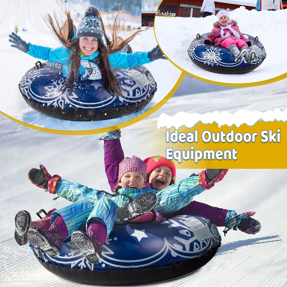 47-Inch Inflatable Snow Tube Sled Z141