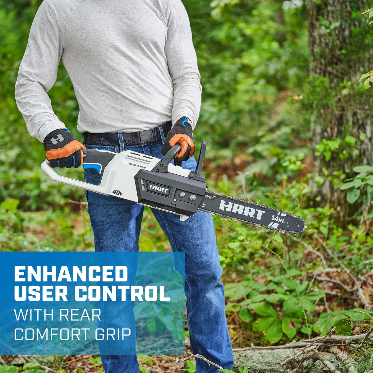 14-inch Battery-Powered Brushless Chainsaw Kit B67897