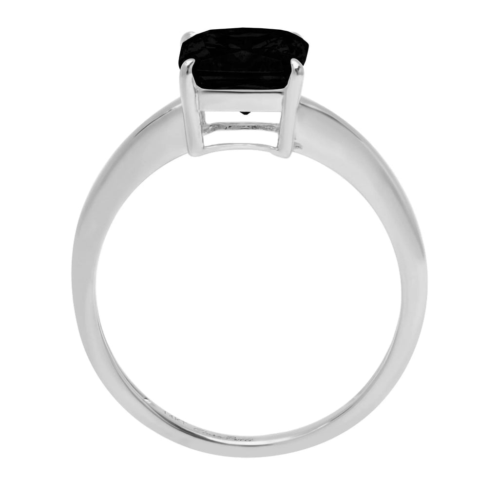 18K White Gold Solitaire Ring X892777