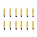 60W Equivalent T10 Dimmable Incandescent Amber Glass Light Bulb (12-Pack) H21822