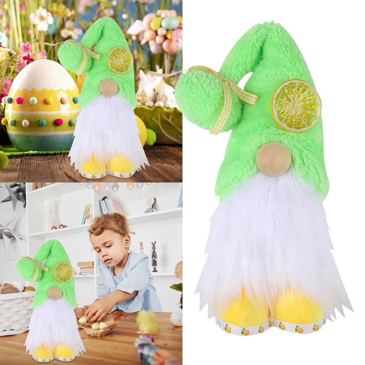 Lemon Doll Plush Dwarf Doll Home Decor O92772