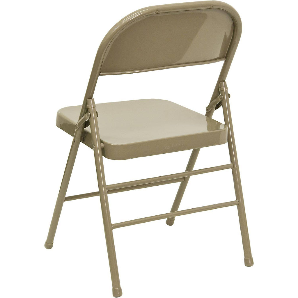 Beige Metal Folding Chairs U85805