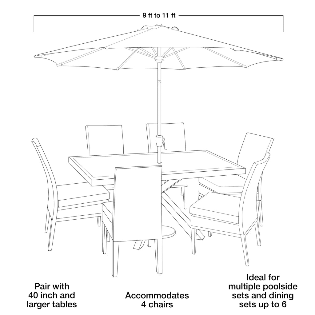 9' Patio Umbrella J586