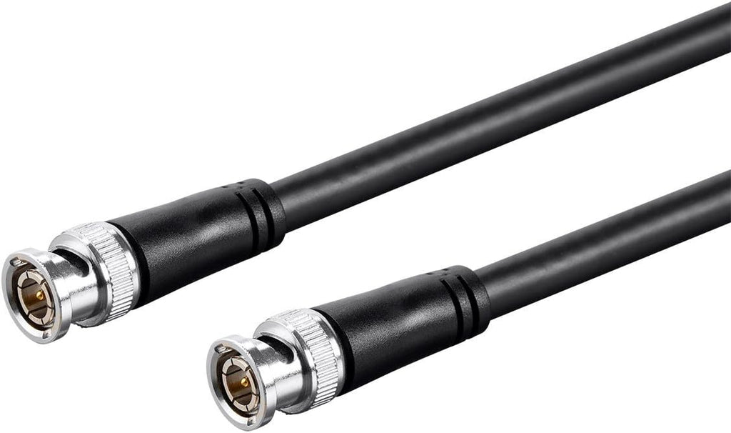 25 Feet Black RG6 BNC Cable F7727