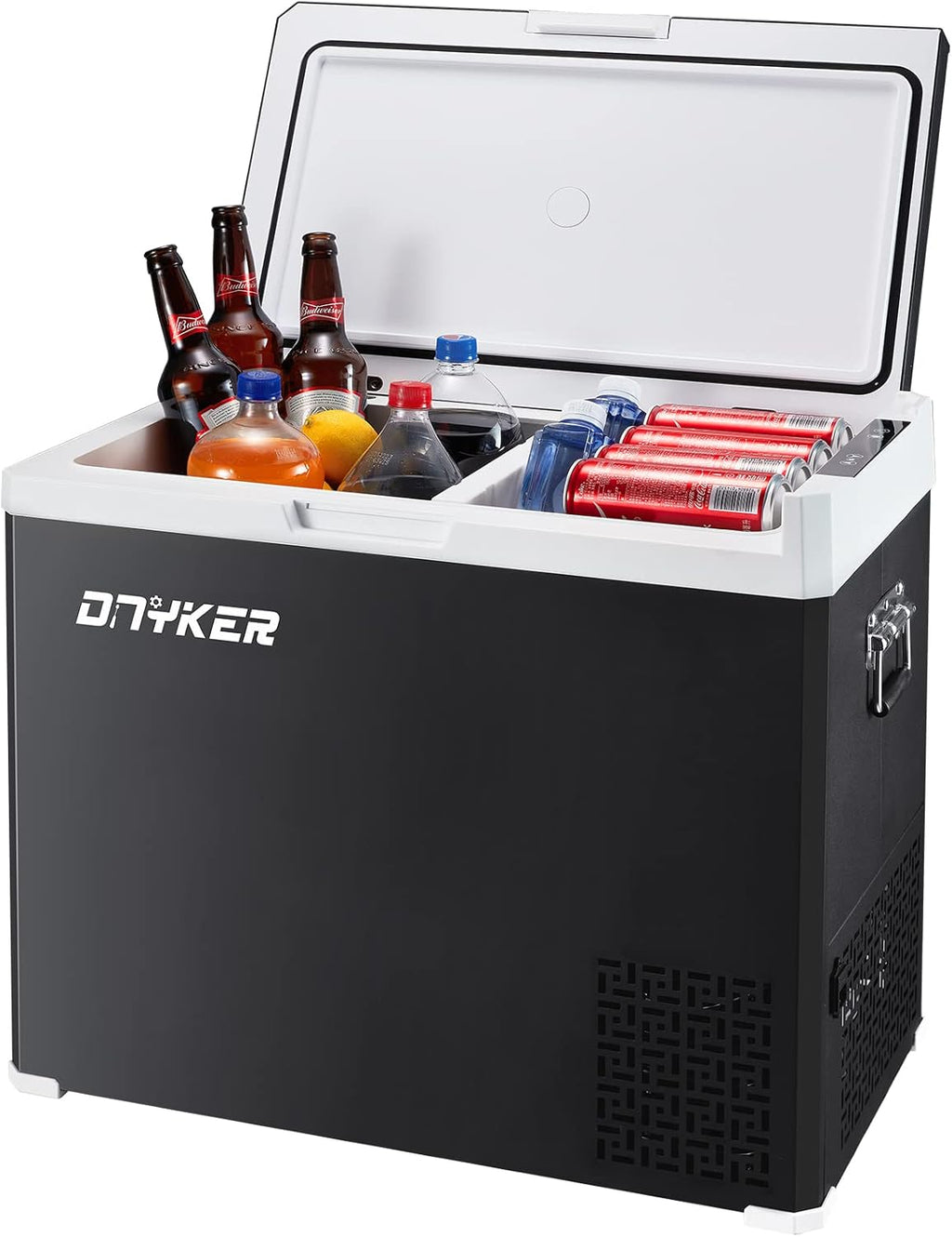 Portable Refrigerator, 42 Quart, 12/24V DC and 100V to 240V AC V98482