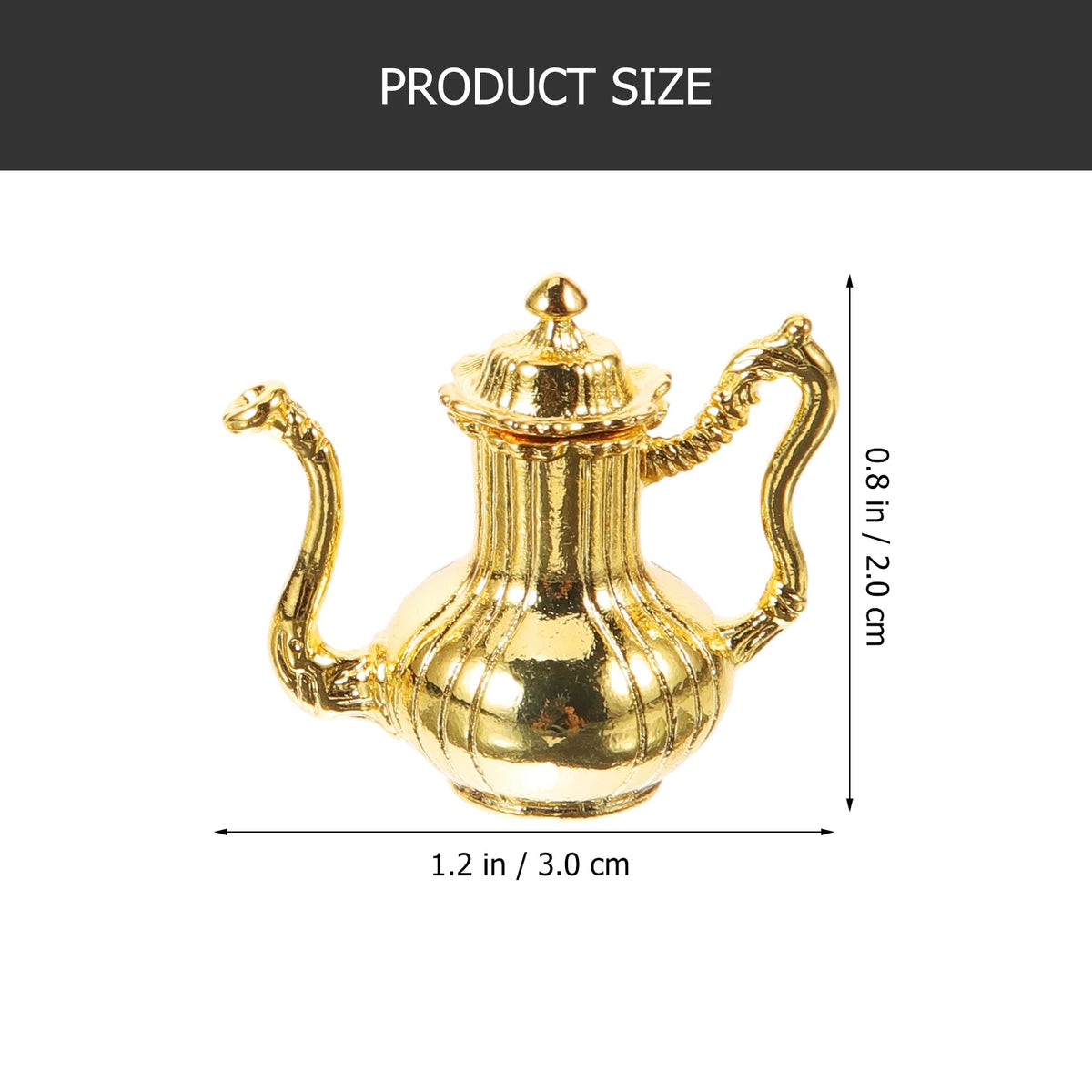 Miniature Metal Flask Kitchen Tea Set Toys S65958