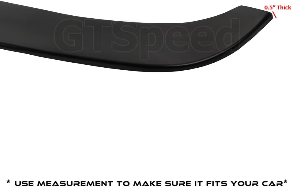 PU Front Bumper Lip Under Panel Diffuser Chin Spoiler C748