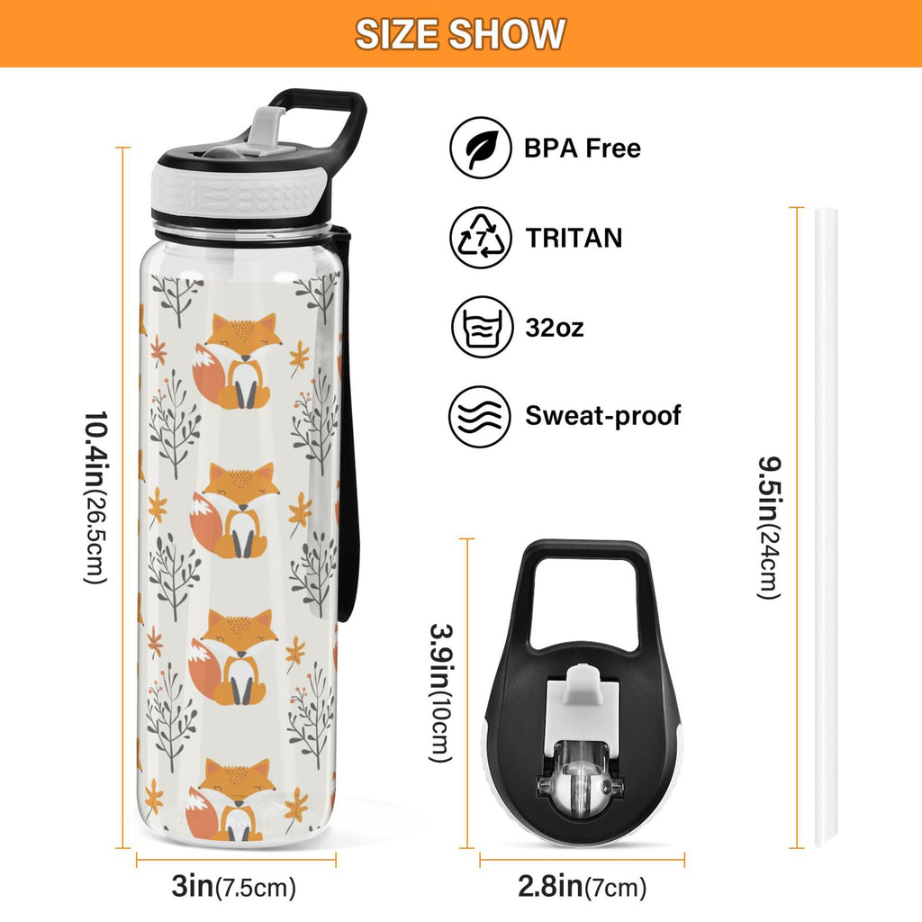 32oz Tritan Water Bottle with Straw K6318