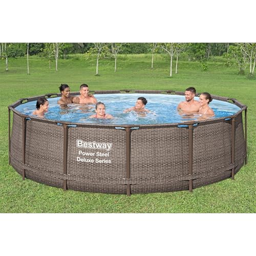 14' x 42" Round Above Ground Swimming Pool Set with Filter Pump P12466