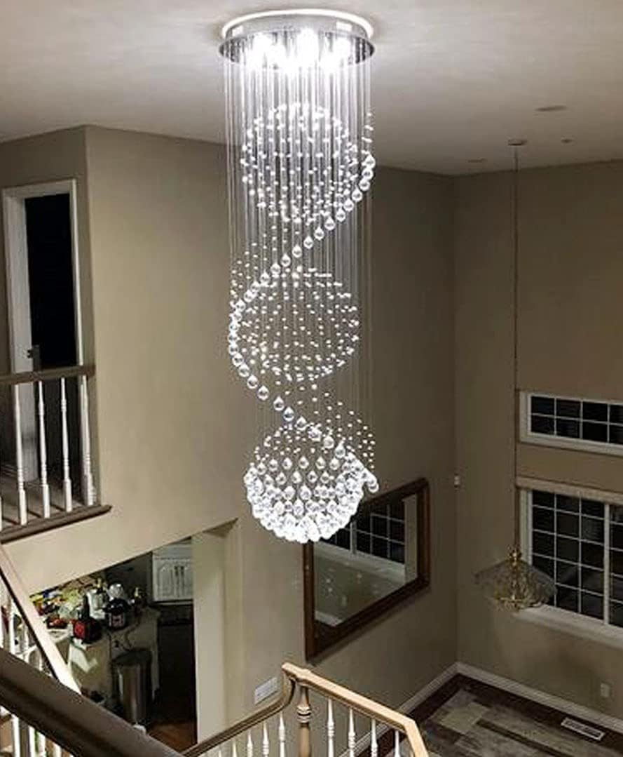 Crystal Raindrop Chandelier LED Bulbs Included H178192