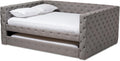 Queen Light Beige Daybed With Trundle H76312