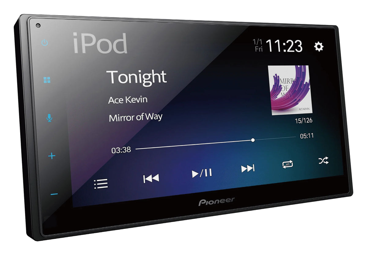 Double Din Digital Media Receiver with 6.8 Touchscreen and Bluetooth Z2428