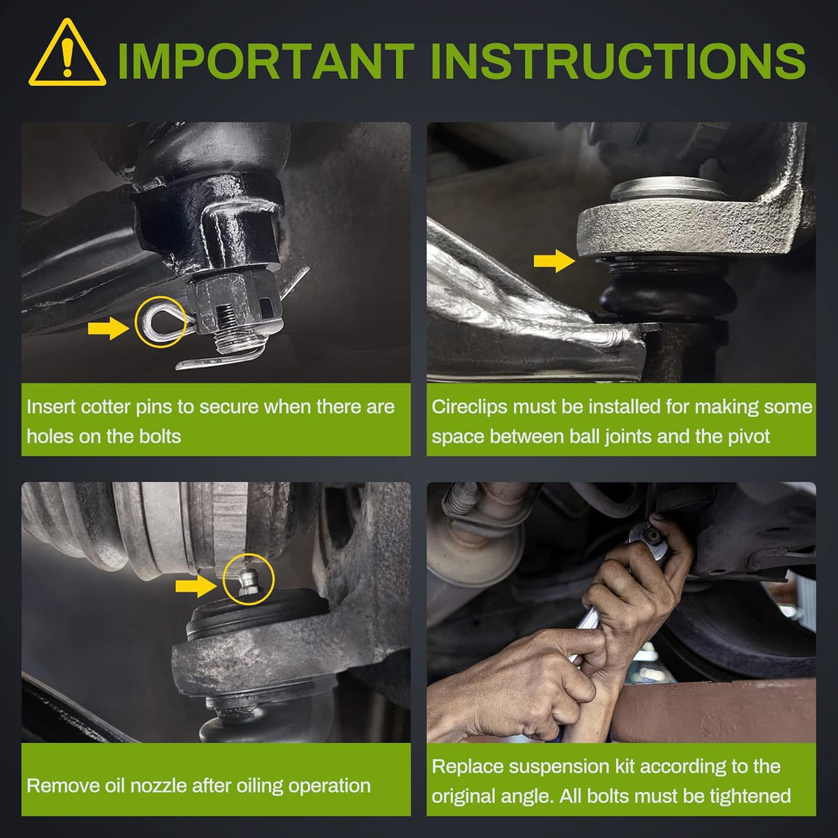 Front Lower Control Arm Kit M198240