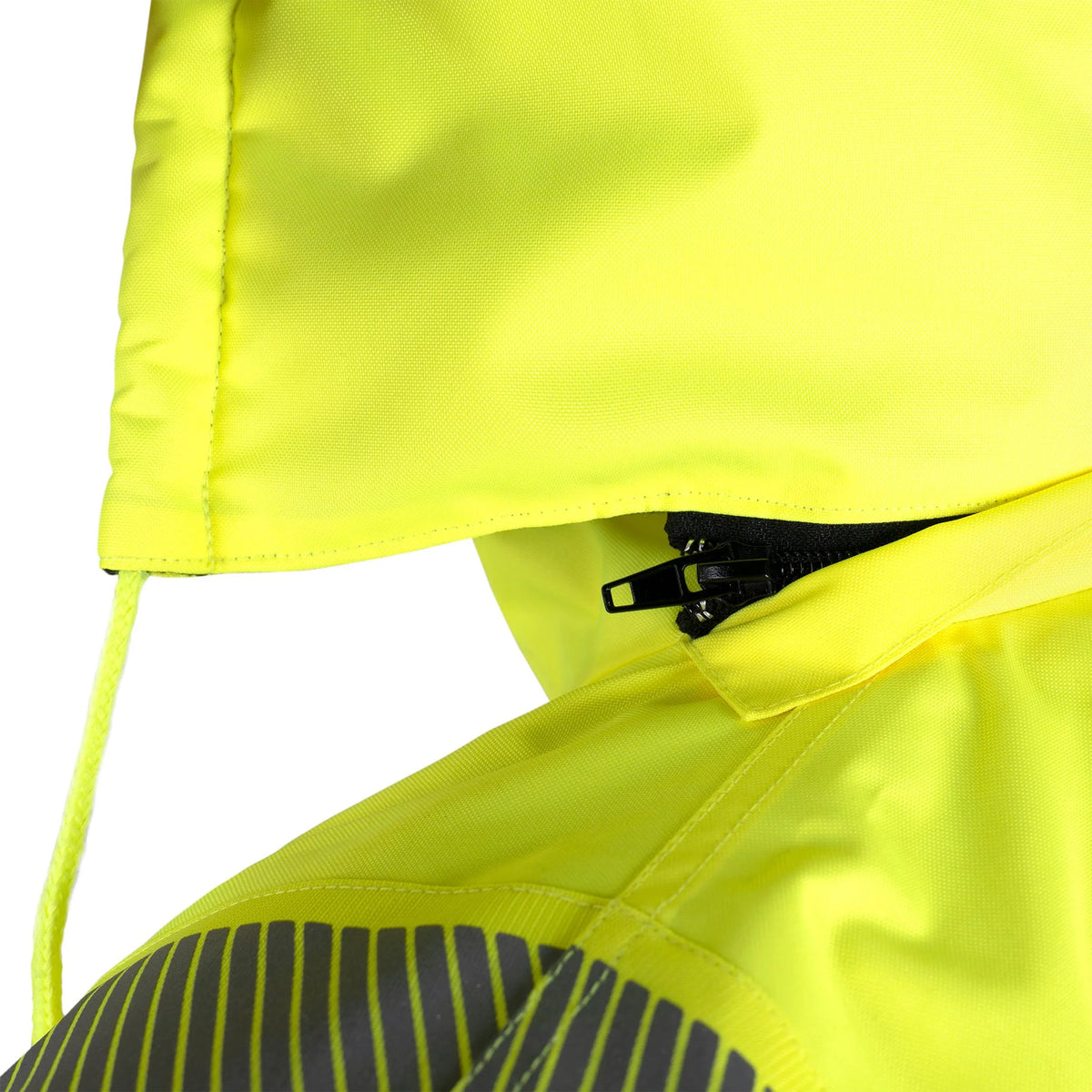 Hi-Vis Safety Jacket with Removable Hood, Yellow, XL E95147