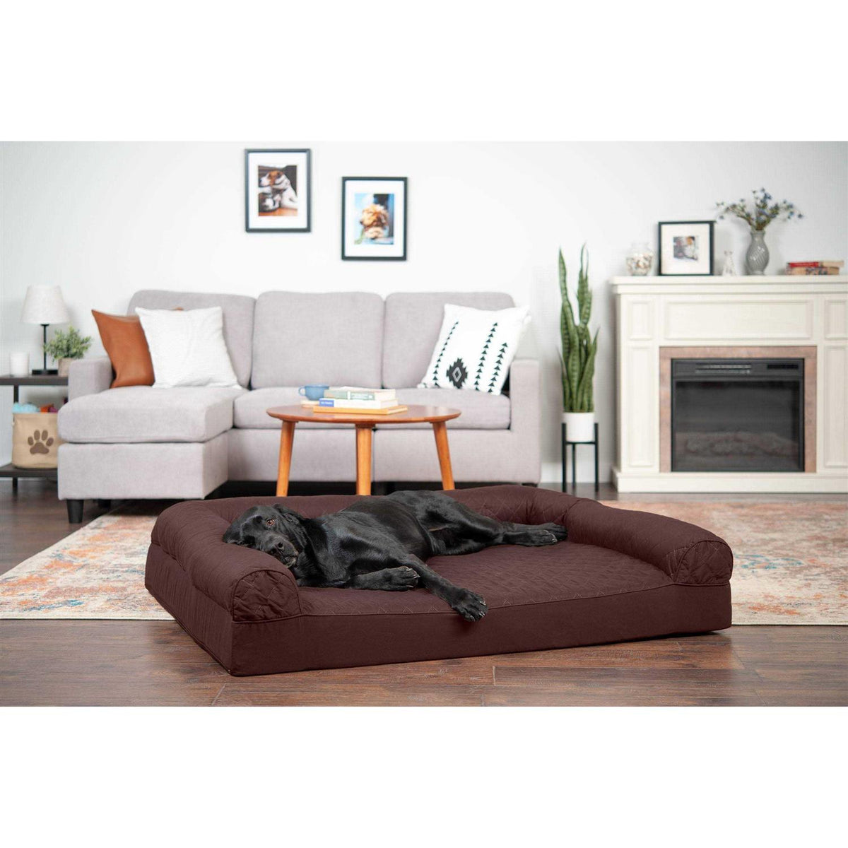Quilted Sofa Dog Bed G3524