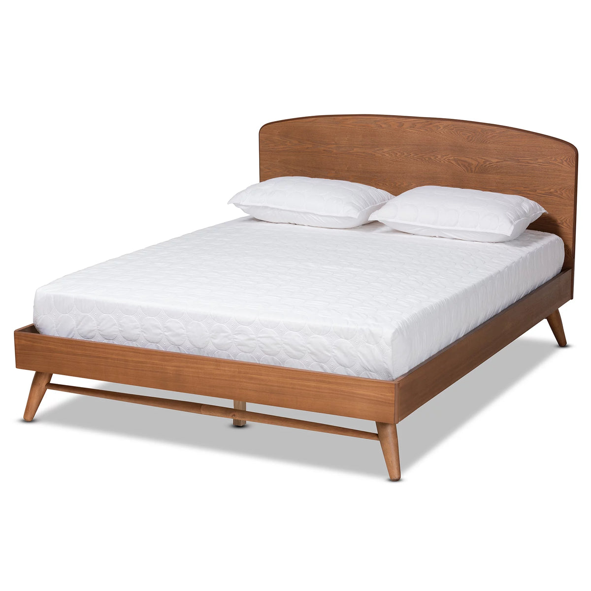 Walnut Brown Full Platform Bed D388396