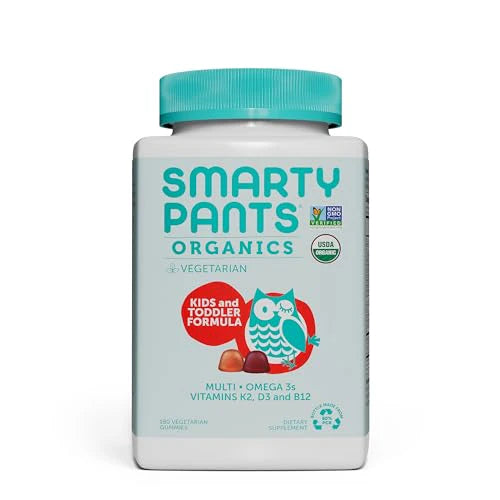 Organic Kids & Toddler Multivitamin Gummies, Vegetarian, 180 Count J64222