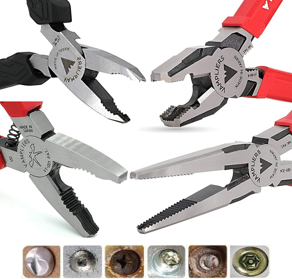 4-PC Screw Extraction Pliers R513