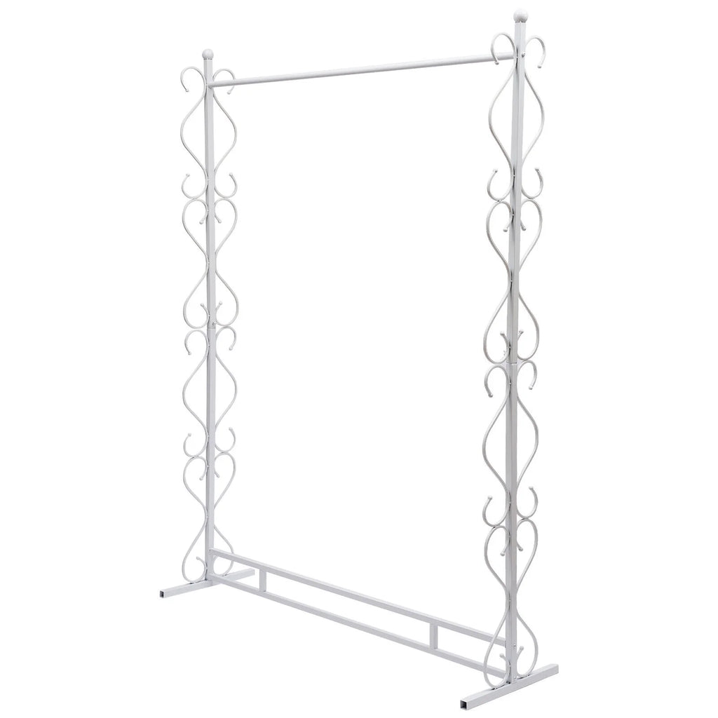 White Metal Garment Rack Clothing Stand G849