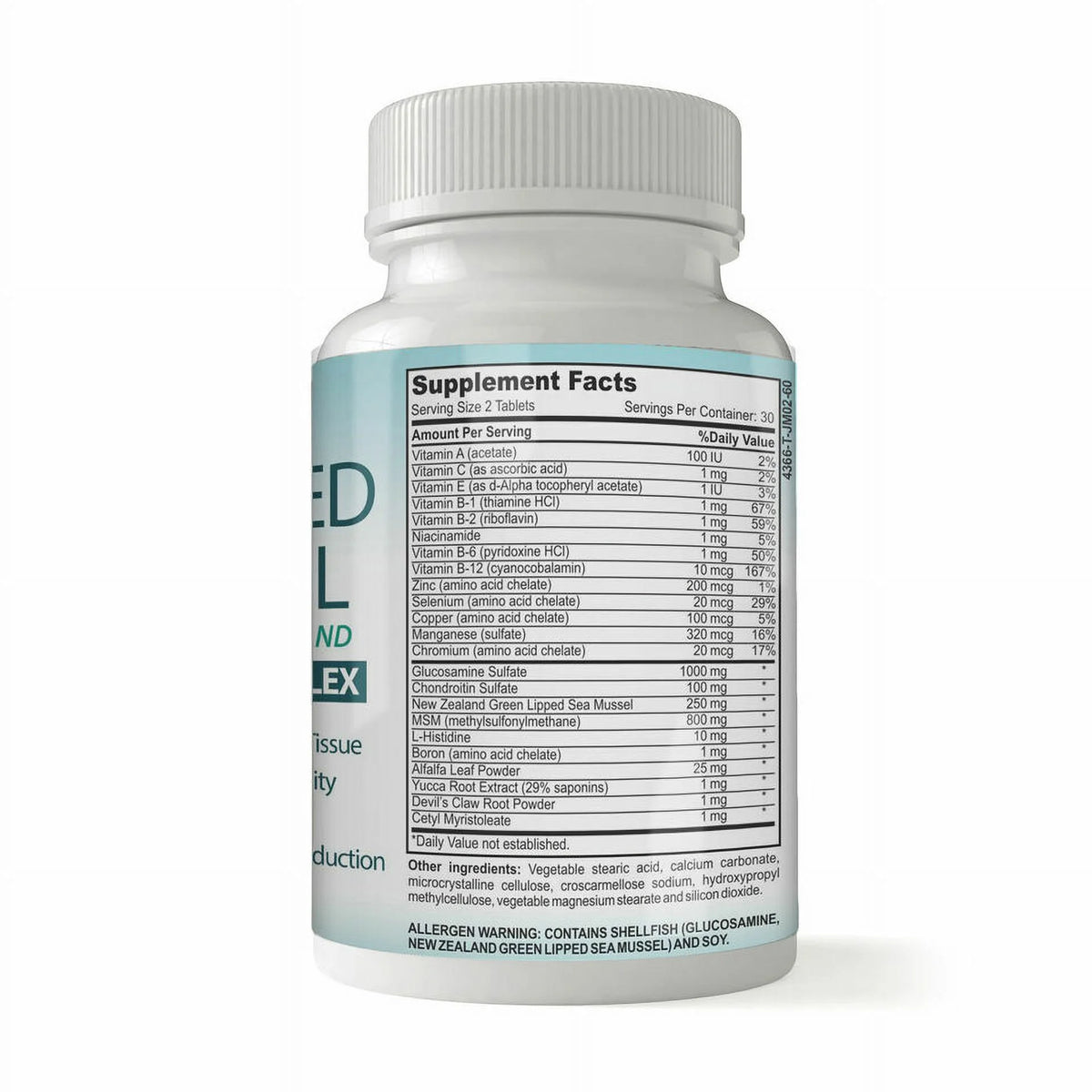 Green Lipped Mussel 60 Capsule L764