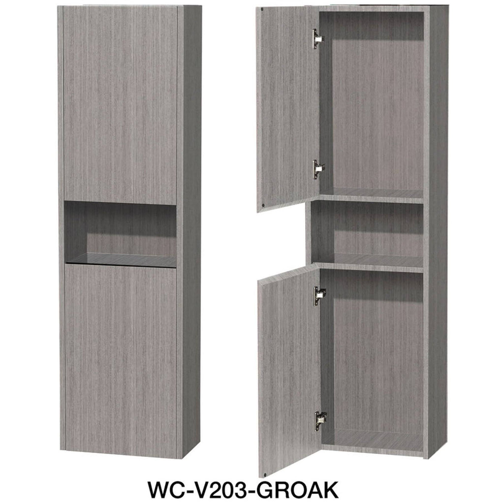Grey Oak Wall Cabinet C981