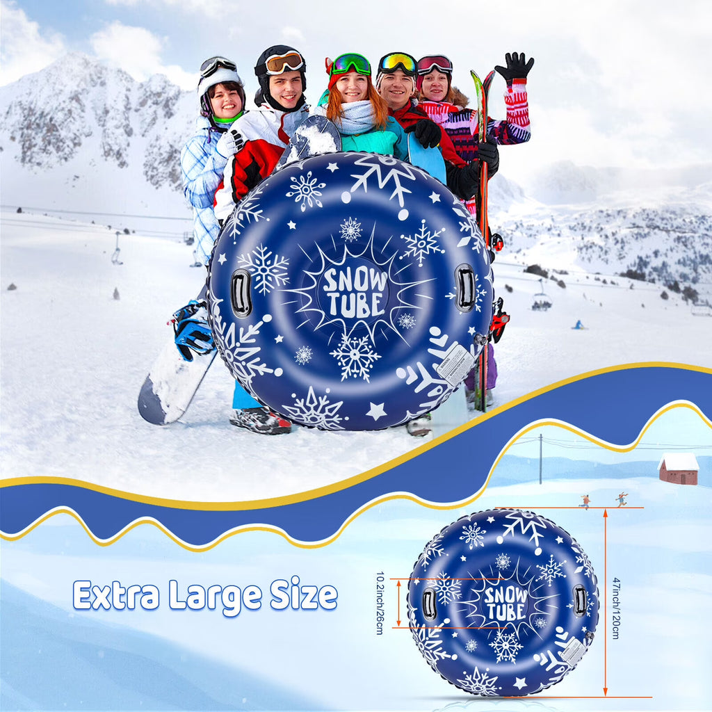 47-Inch Inflatable Snow Tube Sled Z141