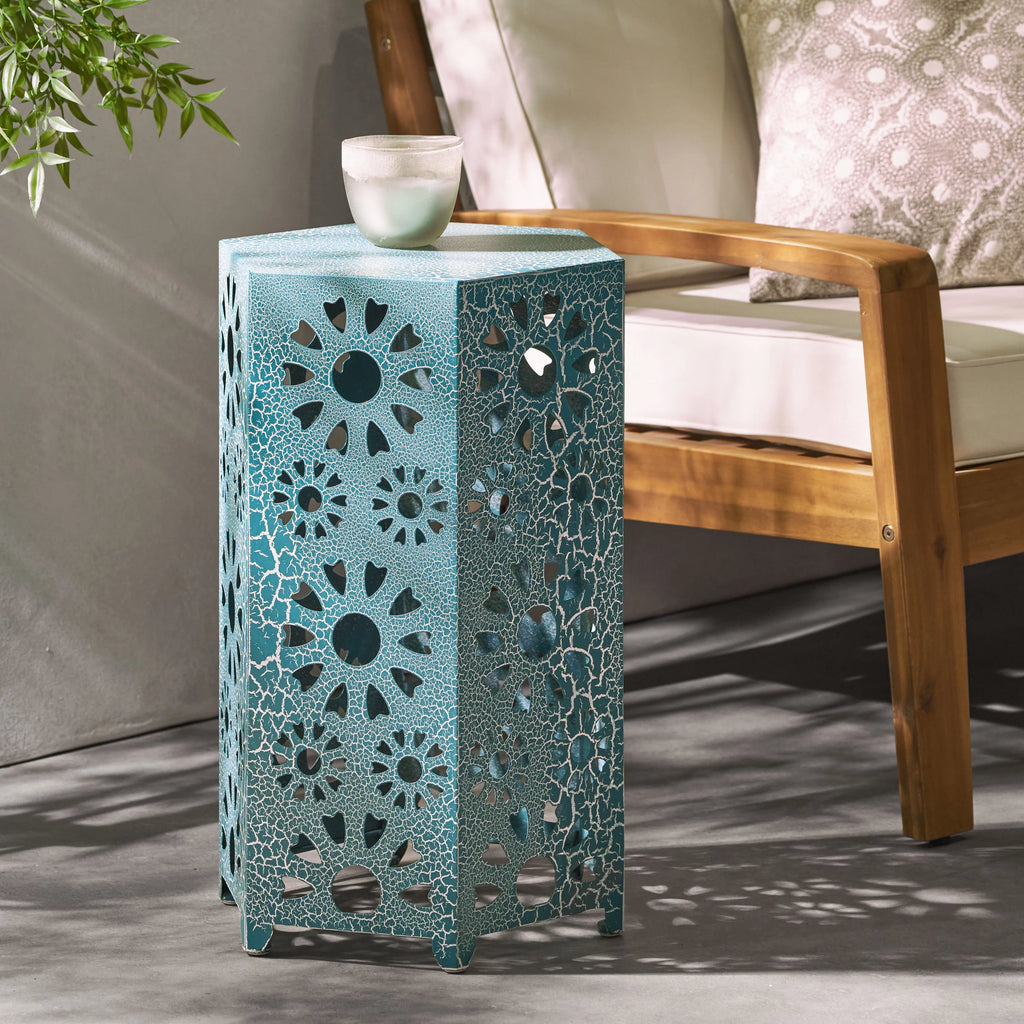 14 Inch Iron Side Table N618