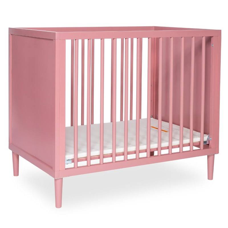 Rose 4 in 1 Mini Crib with Rounded Spindles C5710