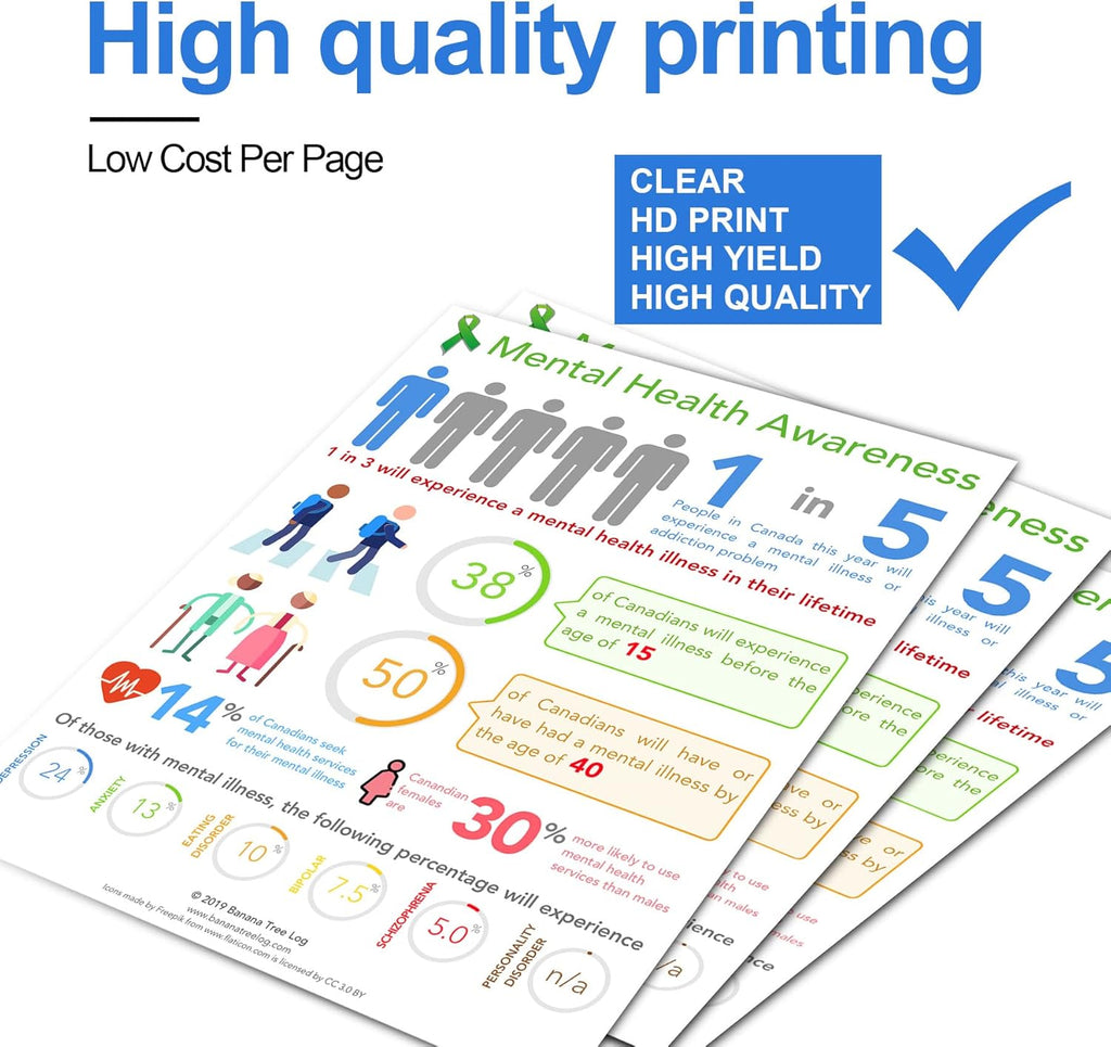2-Black 304A CC530A Toner Cartridge Replacement for HP CM2320n CM2320fxi CM2320nf CP2025 CP2025n CP2025dn CP2025x Printer E10098