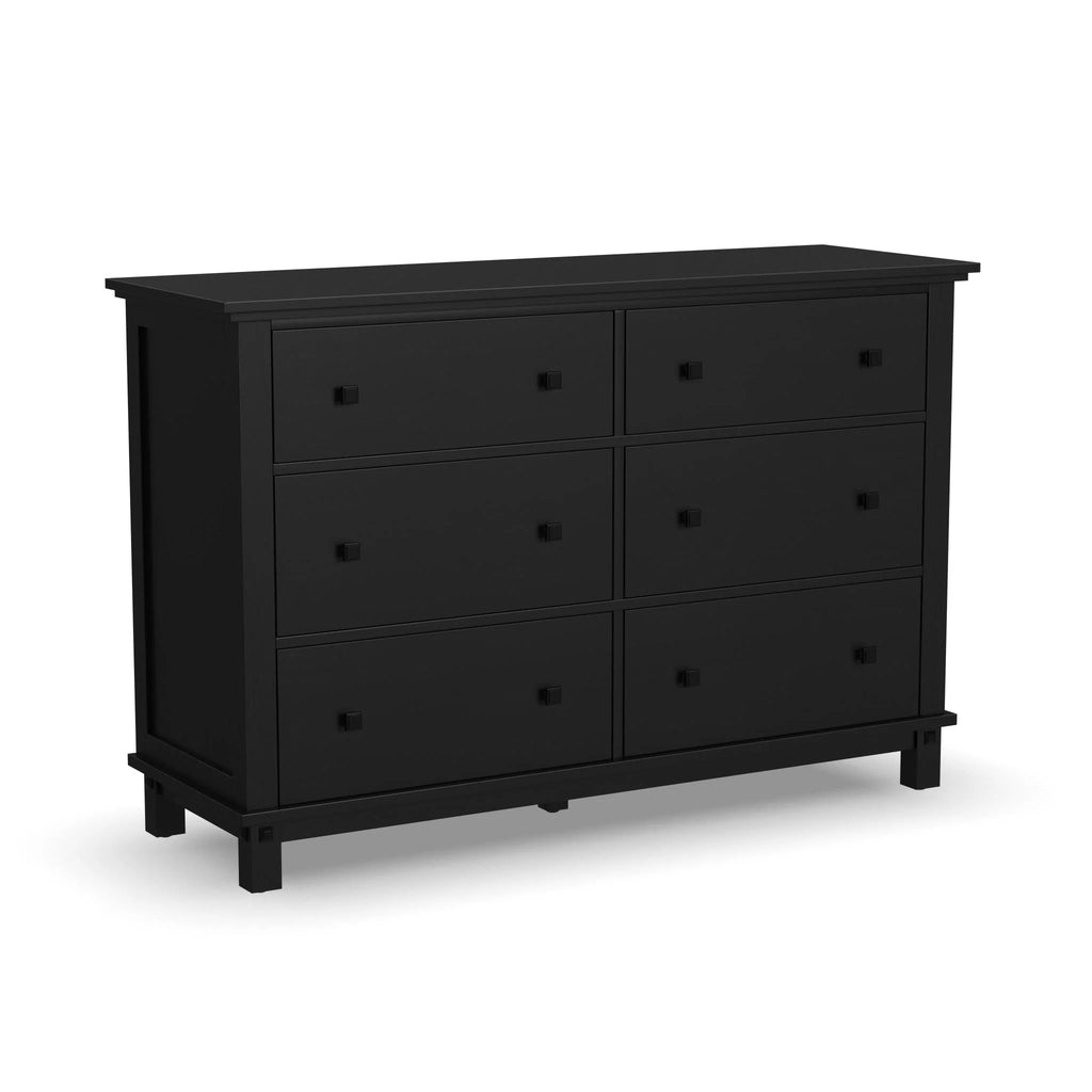 Black Queen Bed, Nightstand and Dresser O29647
