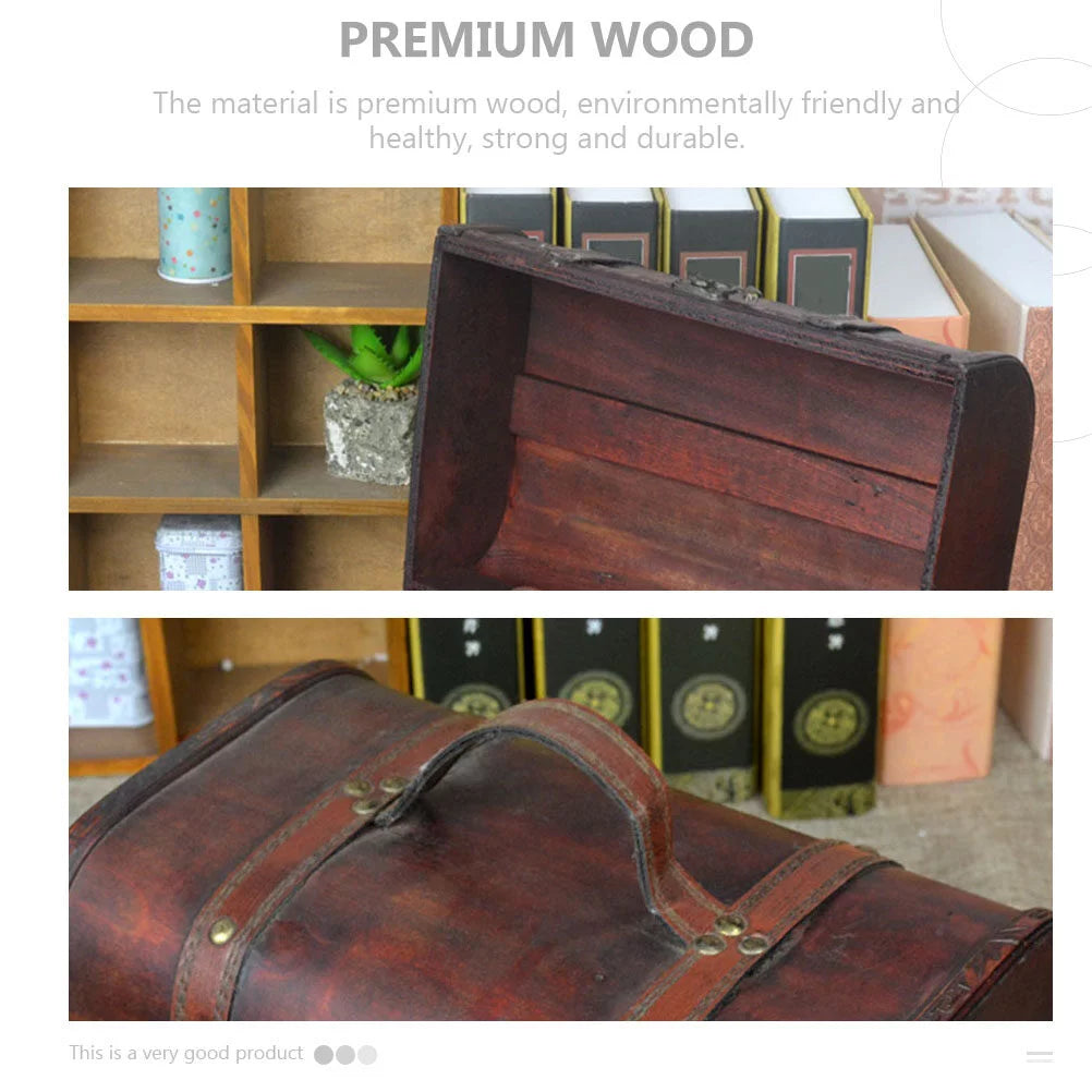 2Pcs Wooden Storage Cases B937