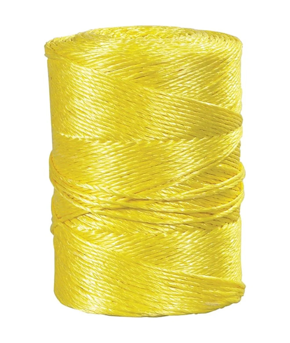 0.19 in. 650 lbs Yellow Twisted Polypropylene Rope M39194