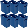 4.2 gal Polypropylene Trash Can with Handles, Pack of 6 W709