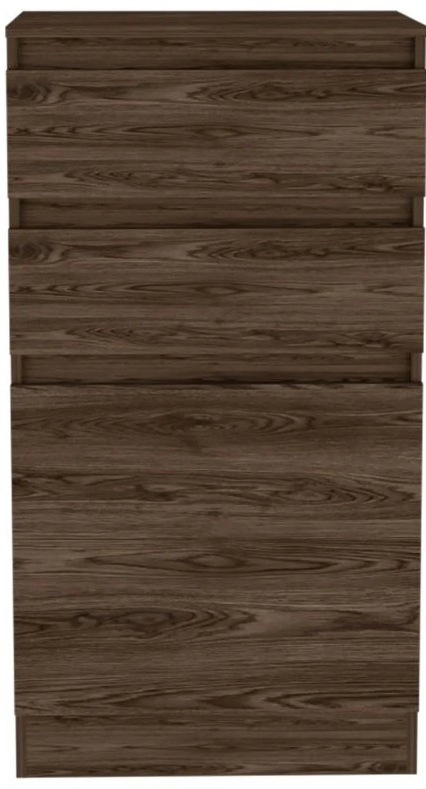 Dark Walnut Dresser with Mirror L191254