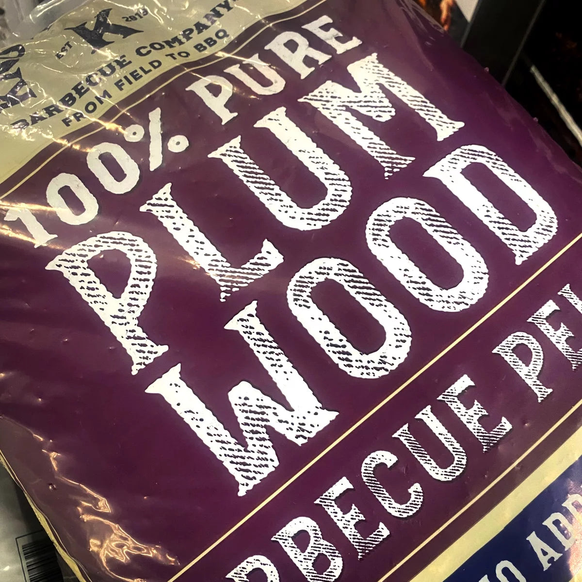Plum Wood BBQ Cooking Pellets 20 lb Bag A572