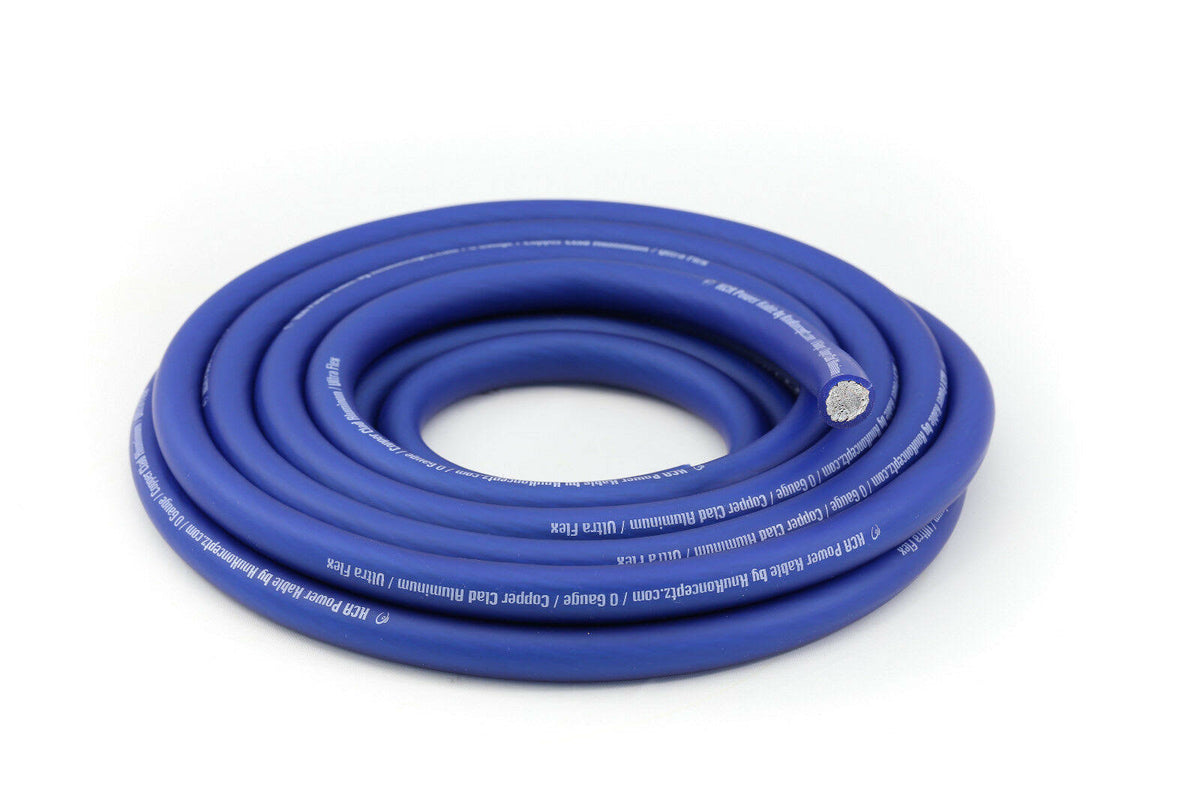 0 Gauge Power Wire Blue 50 E586