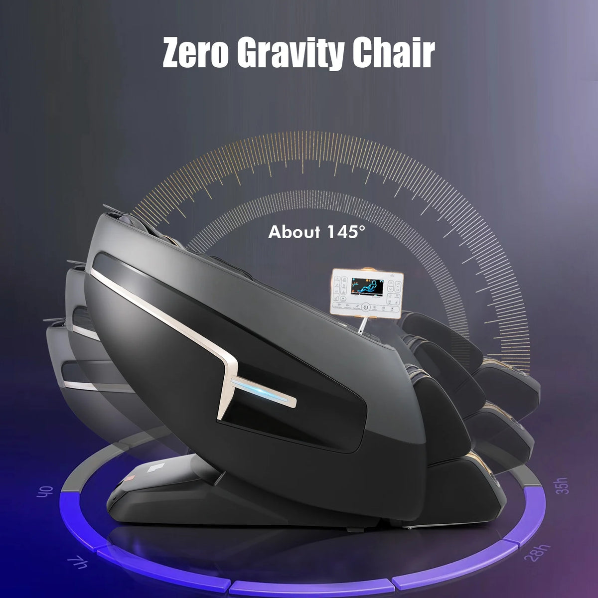 Full Body SL Track Zero Gravity Massage Chair Recliner with 12 Modes E3169
