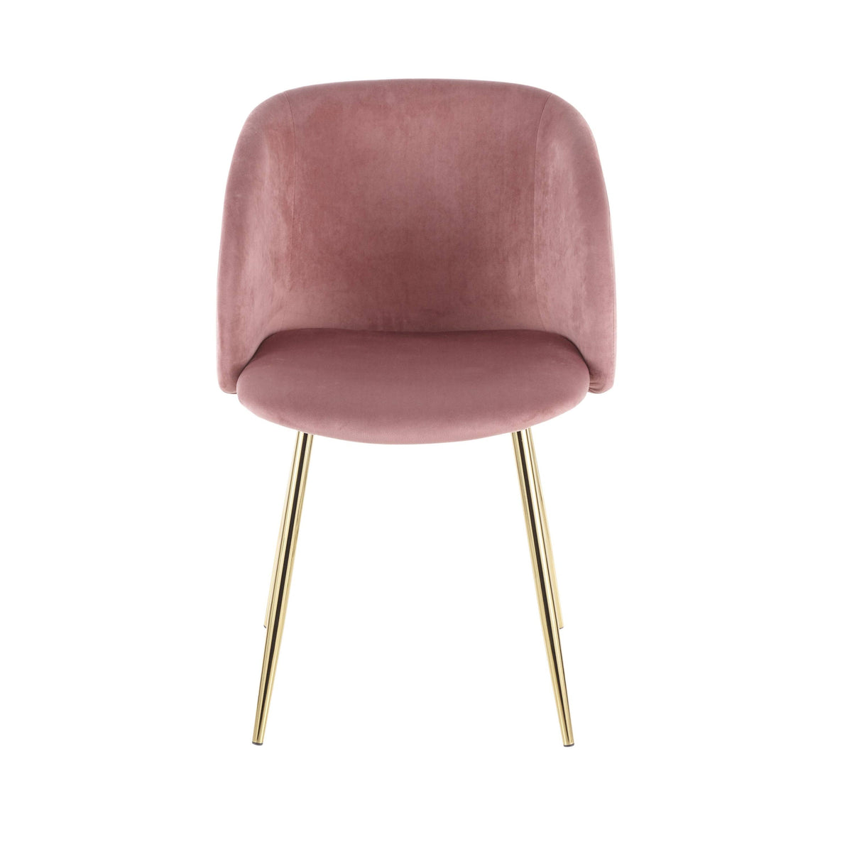 Black Velvet and Chrome Chair Set of 2 K47624