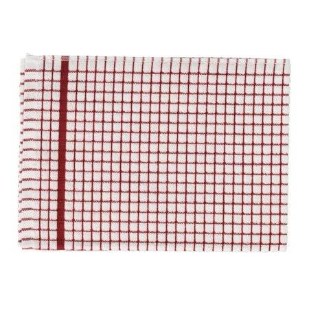 Red Pack of 3 Cotton Dish Towel C478106